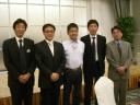 左から和歌山の雑賀さん、私、長谷川社長、松の寿の松井さん、瀧自慢の杉本さん